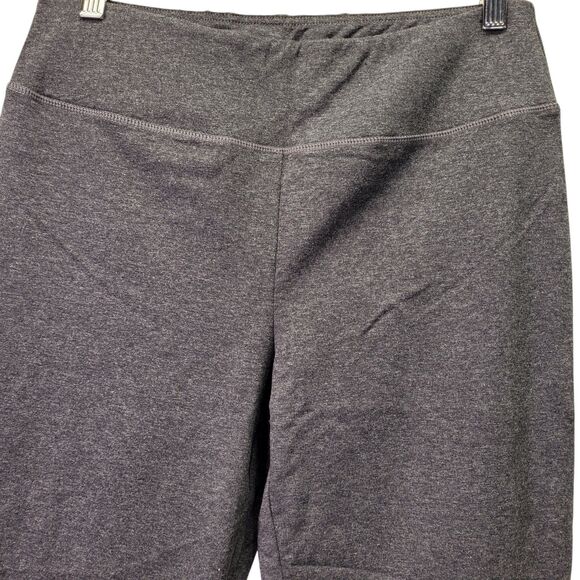 Women Bootcut Yoga High Waist Casual Pants Flare Leggings Gray Size Large - Picture 3 of 10